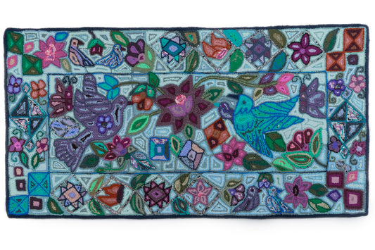 Nature and geometric Large Rug