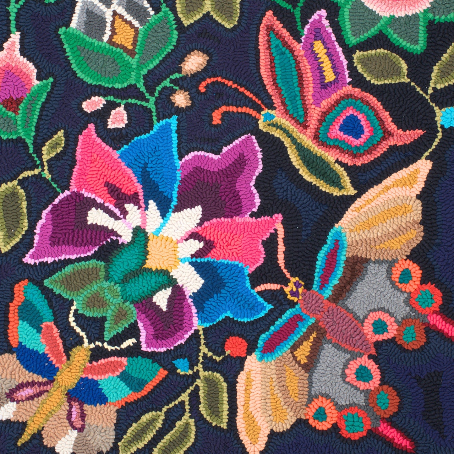 Butterflies in flight