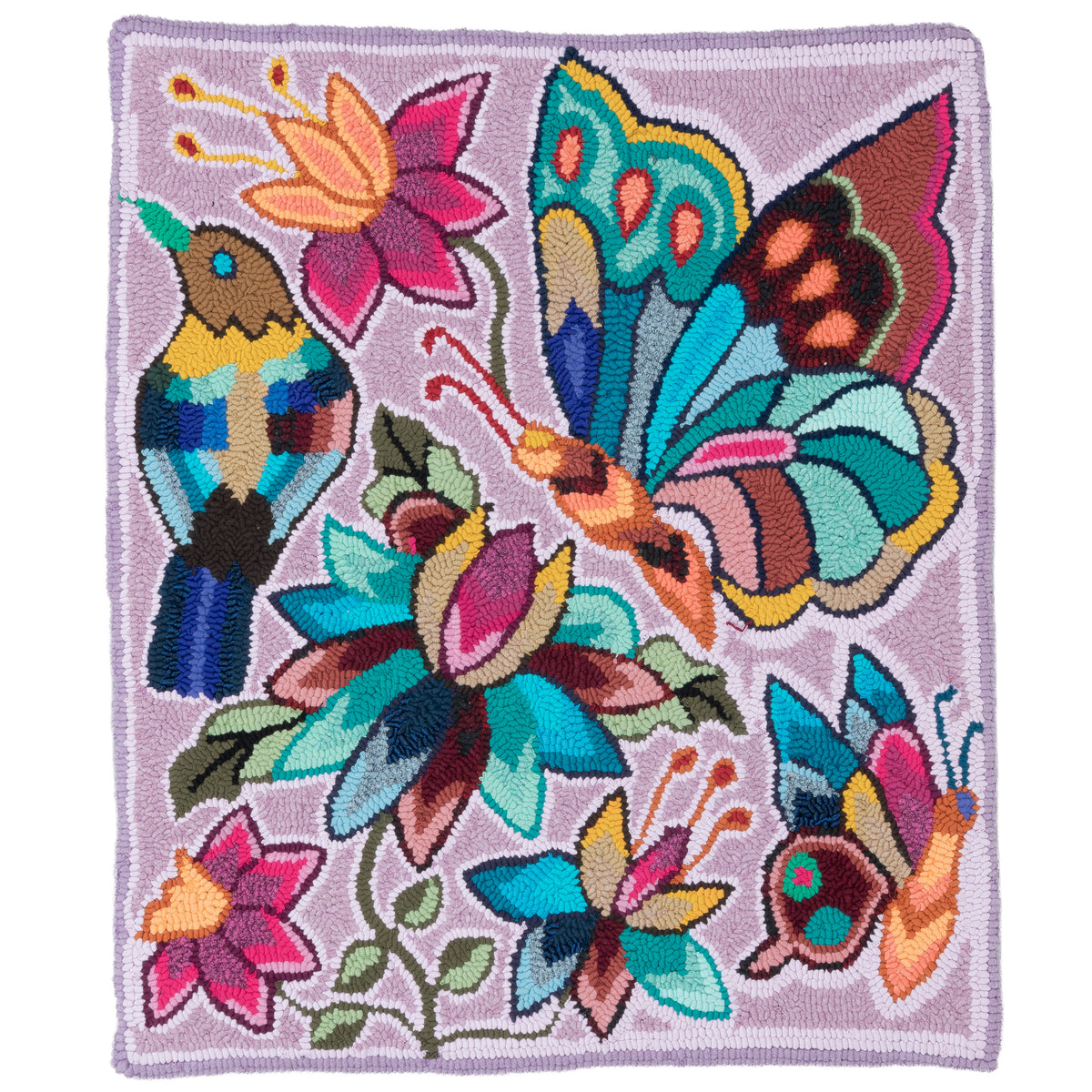 ¨Butterflies in Bloom¨ Small Rug
