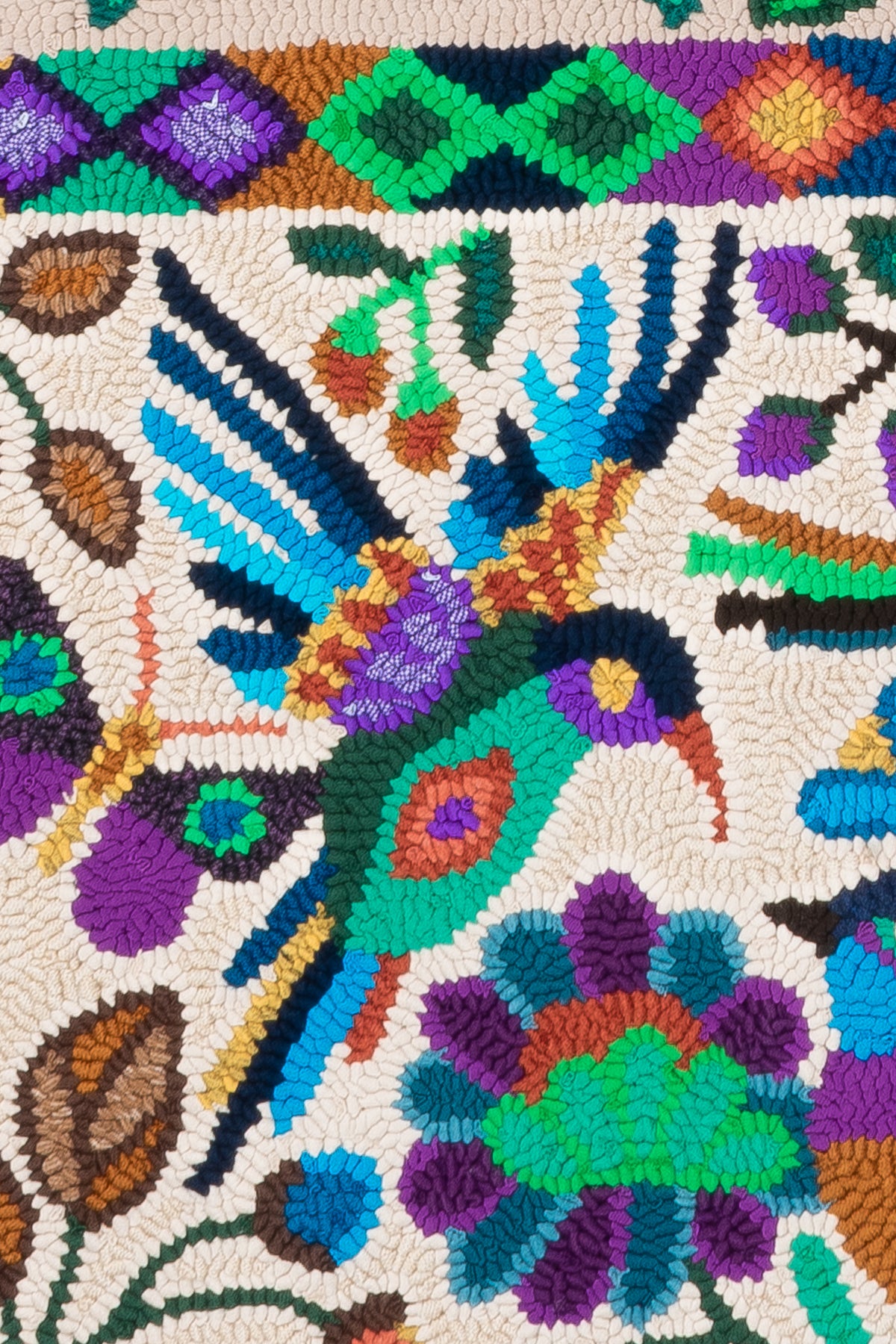 ¨Symphony of Nature¨ Hand-Hooked Large Rug