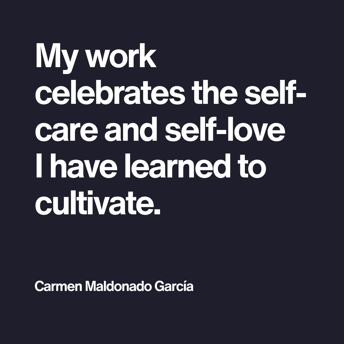 Caring for Myself is Loving Myself