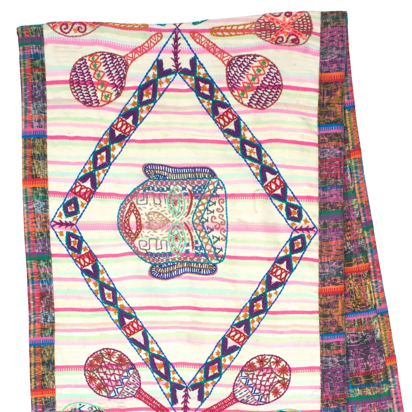 Table Runner - "Dance of Masks"
