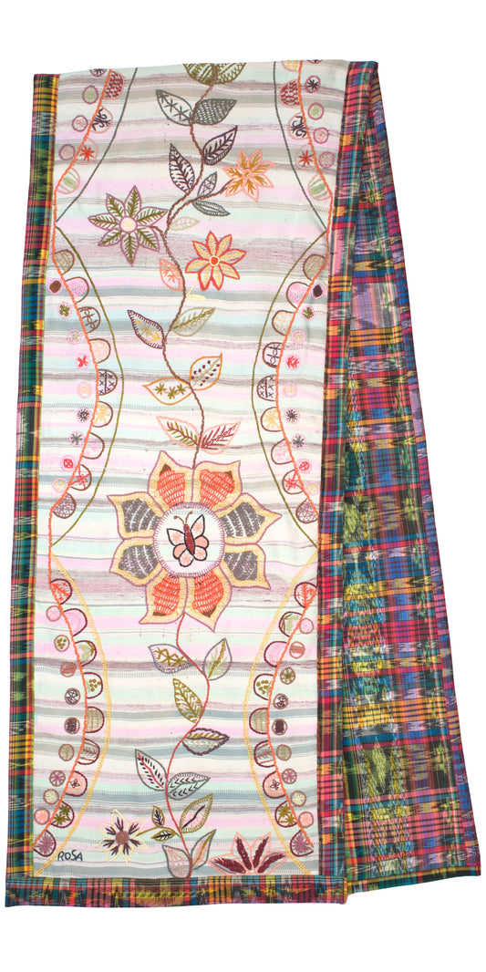 Flowers with Huipil Designs